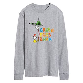 Men's Dr. Seuss Green Eggs Long-Sleeve Tee