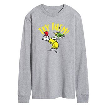 Men's Dr. Seuss Try Them Long-Sleeve Tee