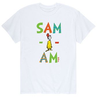 Men's Dr. Seuss Sam I Am Patterned Tee