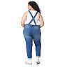 Juniors' Plus Size WallFlower Insta Stretch Tomboy Mid-Rise Overalls