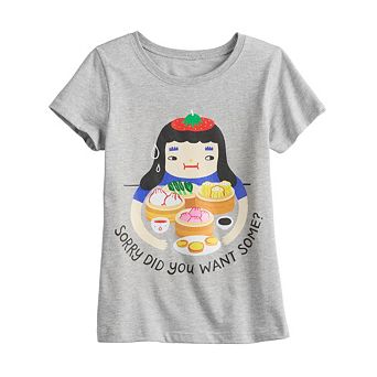 Girls 7-16 Sorry Did You Want Some? Dimsum Graphic Tee
