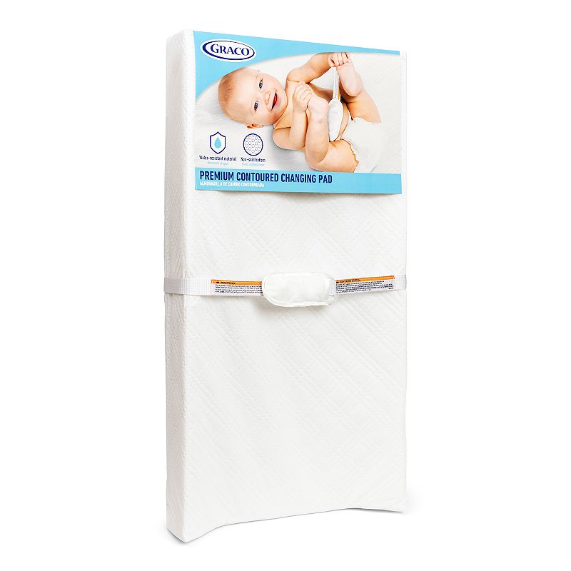 Graco Premium Contoured Changing Pad, White