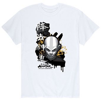 Men's Avatar Aang Ink Splatter Tee