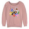 Juniors' Take Up Space Girl Crew Slouchy Terry Graphic Sweatshirt