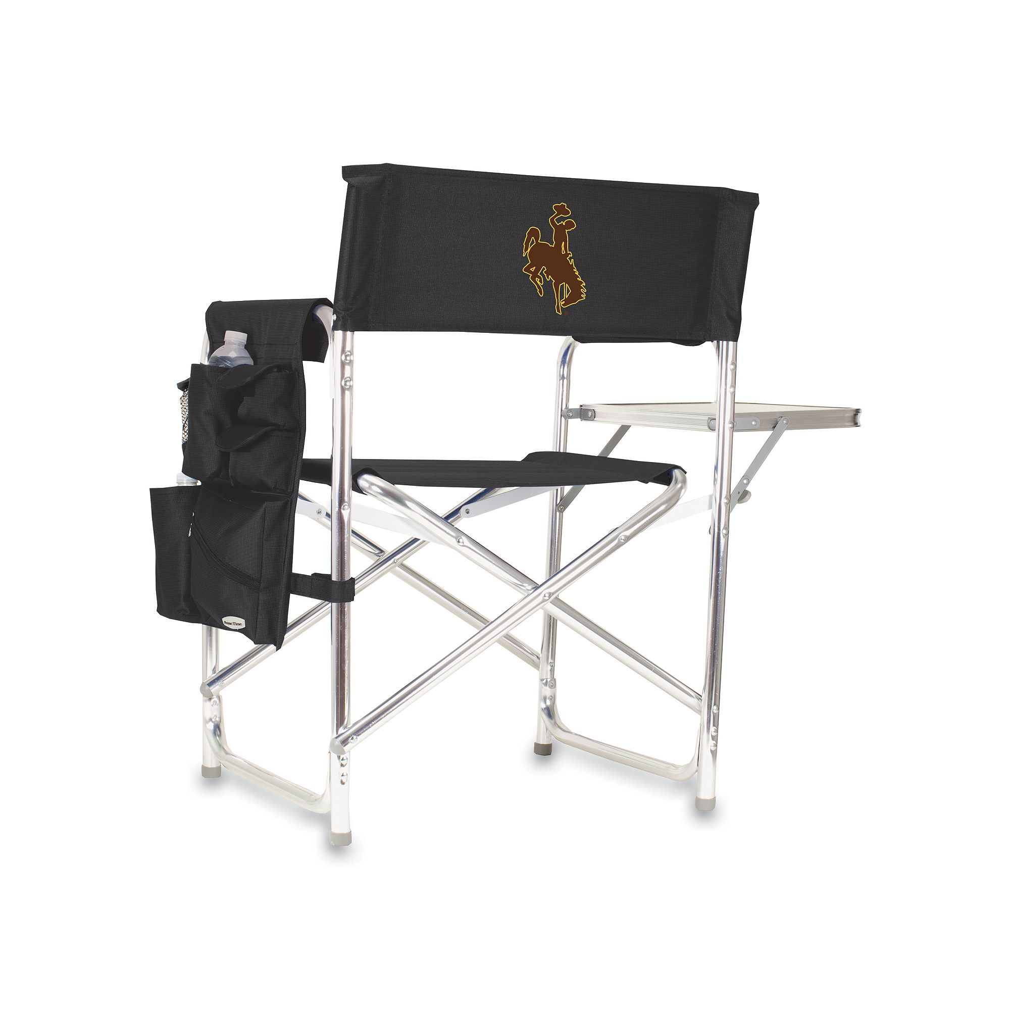Wyoming Cowboys Sports Chair, Black