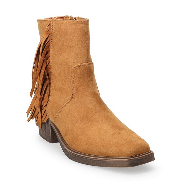 Kohls fringe boots hotsell