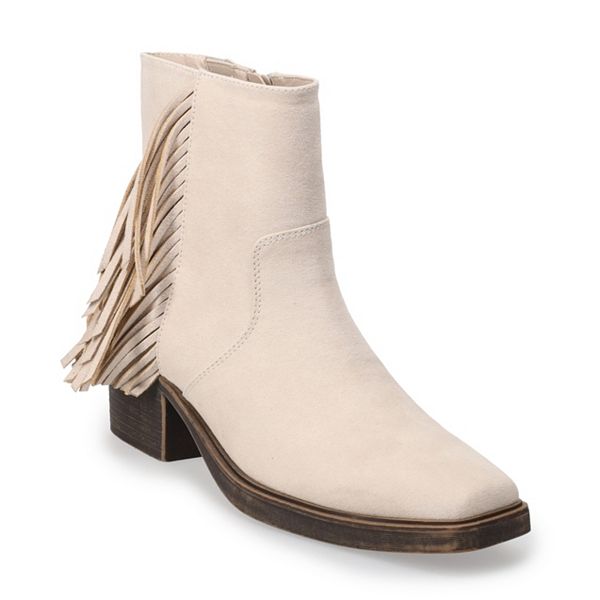 twijfel vitaliteit Aangepaste SO® Women's Old Fashion Fringe Western Ankle Boots