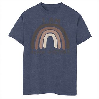 Boys 8-20 I Am Black History Rainbow Tee