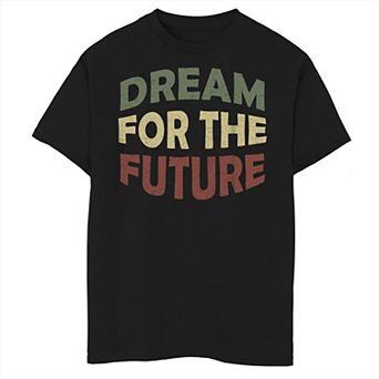 Boys 8-20 Dream For The Future Rasta Letters Tee