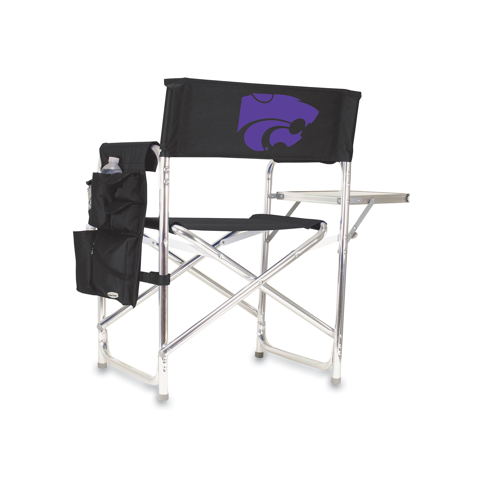 Kansas State Wildcats Sports Chair, Black