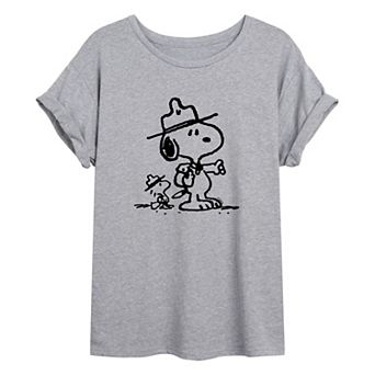 Juniors' Peanuts Scout Pals Oversized Tee