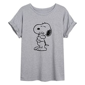 Juniors' Peanuts Woodstock Oversized Tee