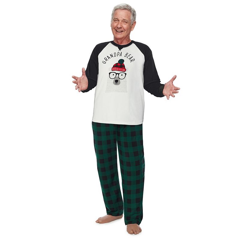 Big & Tall Jammies For Your Families Beary Cool Grandpa Bear Pajama Se