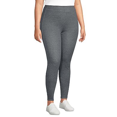 Plus Size Lands' End Serious Sweats Fleece Lined High-Waist Leggings