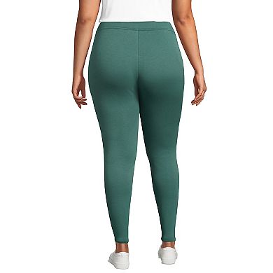 Plus Size Lands' End Serious Sweats Fleece Lined High-Waist Leggings