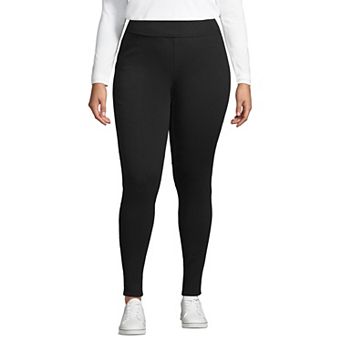 Plus Size Lands' End Serious Sweats Fleece Lined High-Waist Leggings