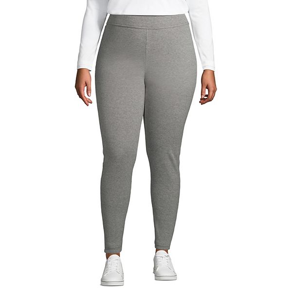 Plus Size Lands' End Serious Sweats Fleece Lined HighWaist Leggings