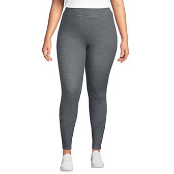 Plus Size Lands' End Serious Sweats Fleece Lined High-Waist Leggings