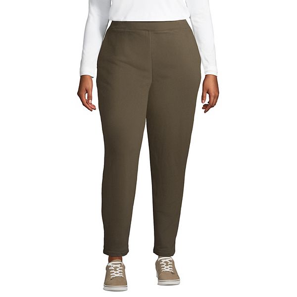 Plus Size Lands' End Serious Sweats Ankle Sweatpants