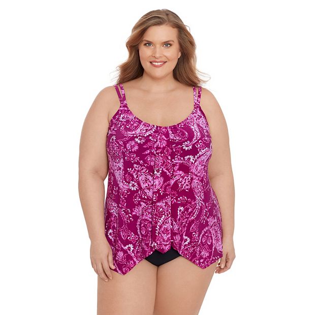 Plus Size Bal Harbour Tankini Top