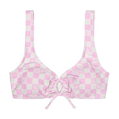 Pink Diamanté Monogram Tie Side Brief Bikini Bottom | Victoria's Secret UK