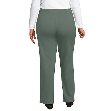 Plus Size Lands' End Starfish Pull-On Straight-Leg Pants