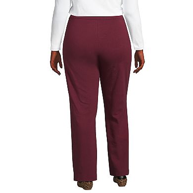 Plus Size Lands' End Starfish Pull-On Straight-Leg Pants