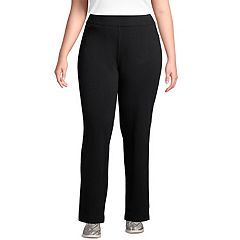 Lands End, Black Dress Trouser Slacks Pants, Women's Size 12, RN 62830