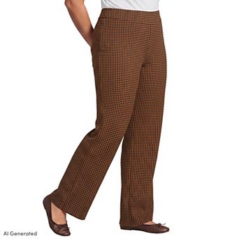 Plus Size Lands' End Starfish Pull-On Straight-Leg Pants