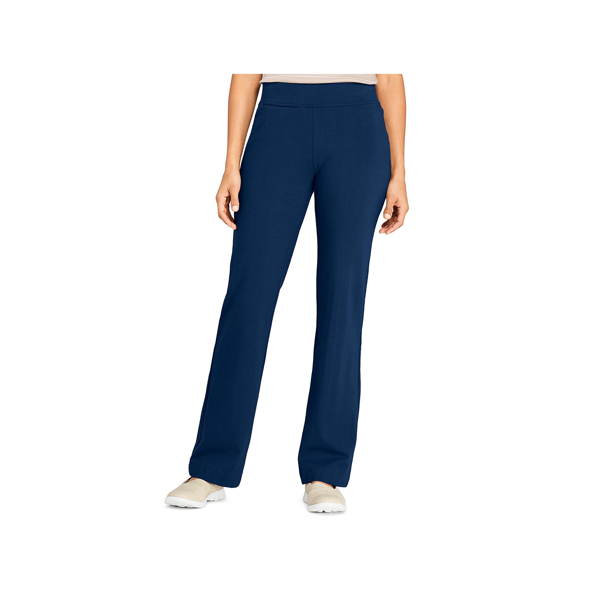 Plus Size Lands End Starfish Pull-On Straight-Leg Pants, Womens, Size: 1X