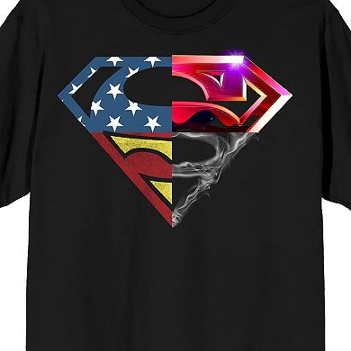 Men's Superman Four Logo Tee