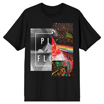 Men's Pink Floyd Black & White Tee