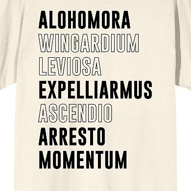 Men's Harry Potter Spells Tee