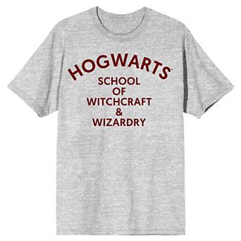 Men's Harry Potter Hogwarts Witchcraft & Wizardry Tee