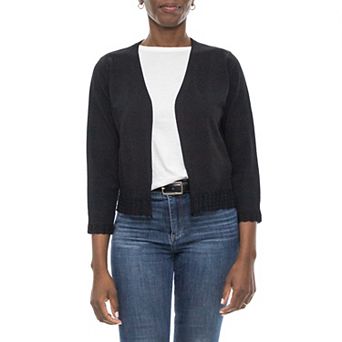 Women's Nina Leonard Pointelle-Trim Bolero