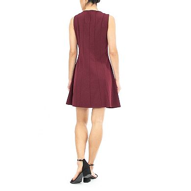 Women's Nina Leonard Pleated Sheath Dress