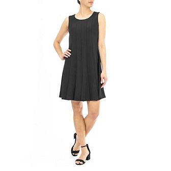 Women's Nina Leonard Pleated Sheath Dress