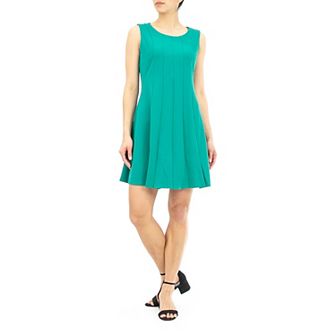 Women's Nina Leonard Pleated Sheath Dress