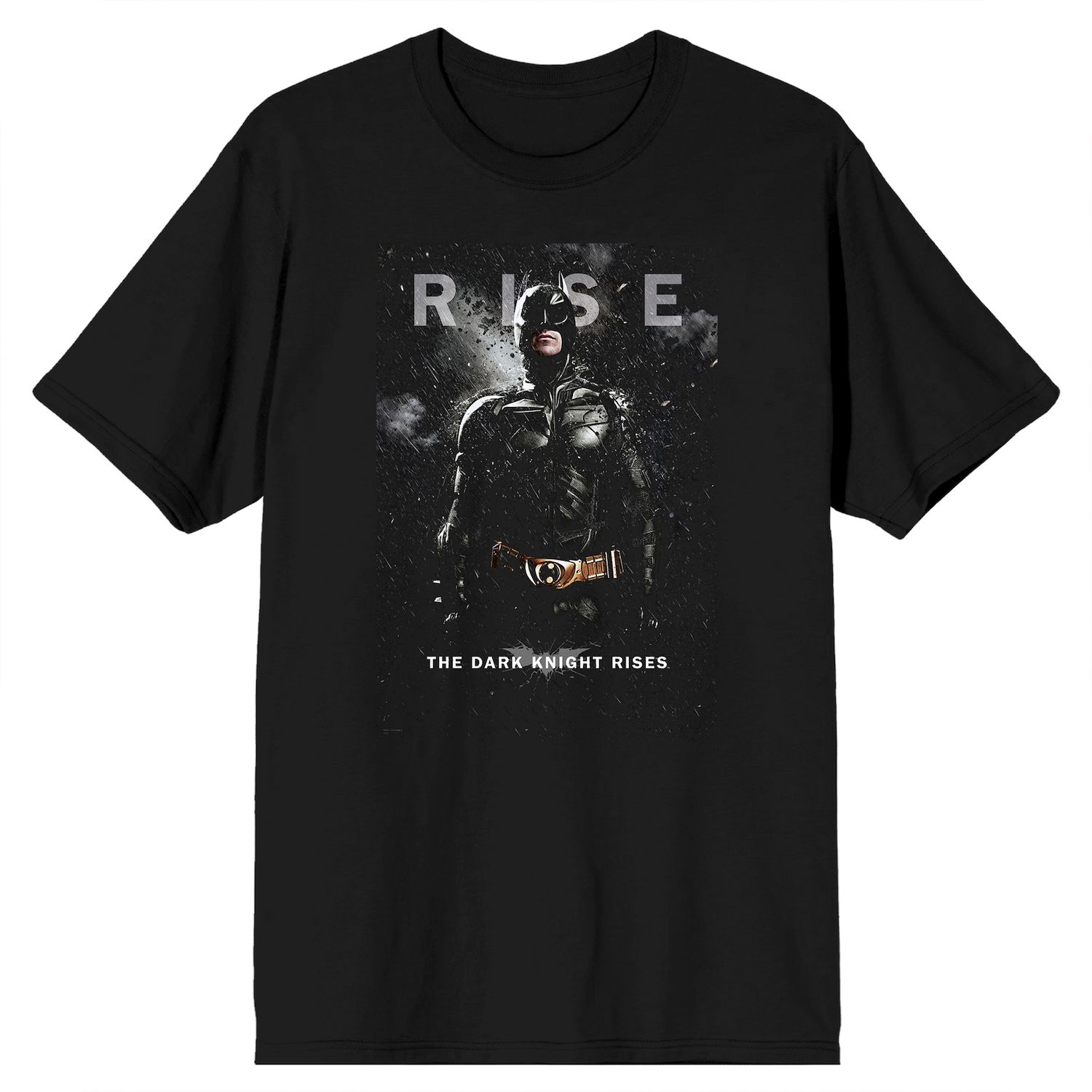 T-shirt Officiel Batman The Dark Knight Rises - Grand Visage Bleu, Coton, Taille Regular, Neuf Avec étiquettes