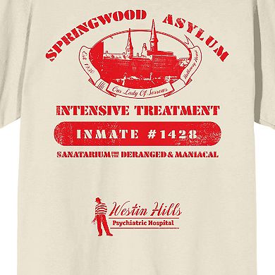 Men's Nightmare On Elm Street Asylum Tee