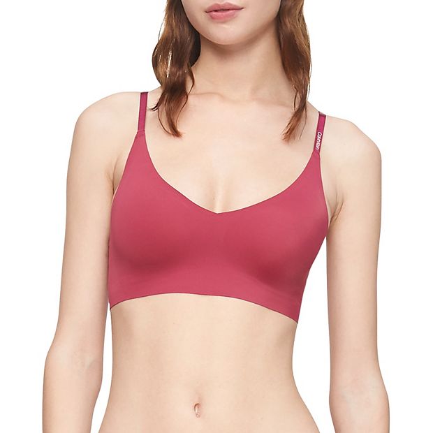 Calvin Klein Women's Invisibles Comfort Seamless Wirefree Lightly