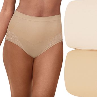 Bali Comfort Revolution 2-Pack Firm Control Brief Panty Set 0048