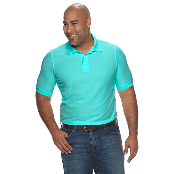 Big And Tall Croft And Barrow® Classic Fit Easy Care Performance Pique Polo
