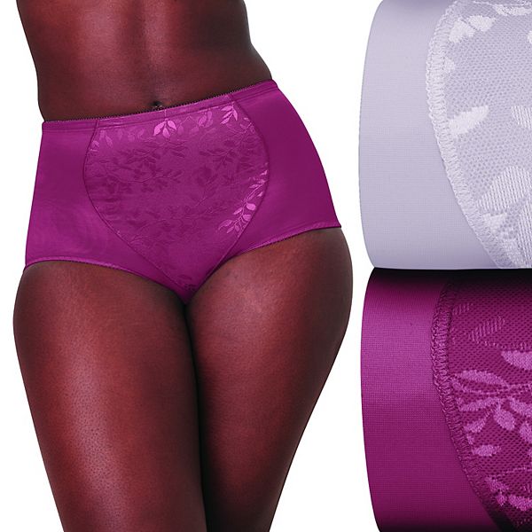 Bali® 2Pack Firm Control Tummy Panel Shaping Brief Panty Set X710