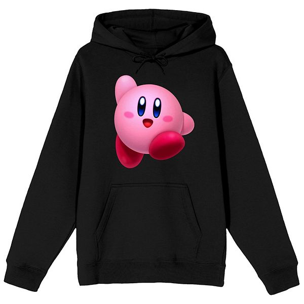 Others Classic Kirby Mens Hooded Hoodie Pullover Casual Hooded Sweatshirt Black