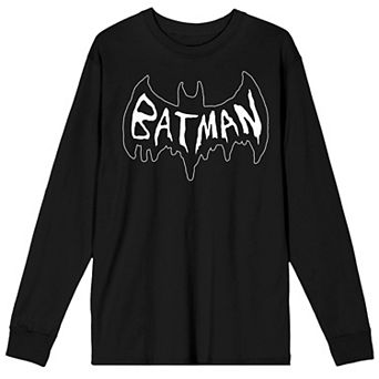 Men's Batman Hand Drawn Logo Tee