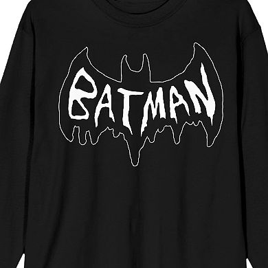 Men's Batman Hand Drawn Logo Tee