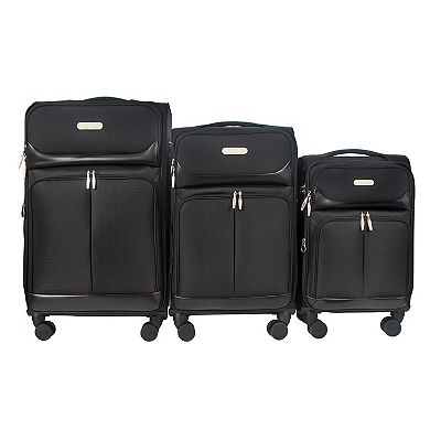 IZOD Ocean Soft Shell 3-pc. Lightweight Expandable Spinner Luggage Set