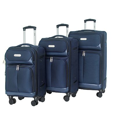 ＤＳiLLソフトセット IZOD Ocean Soft Shell 3-pc. Lightweight Expandable Spinner Luggage Set