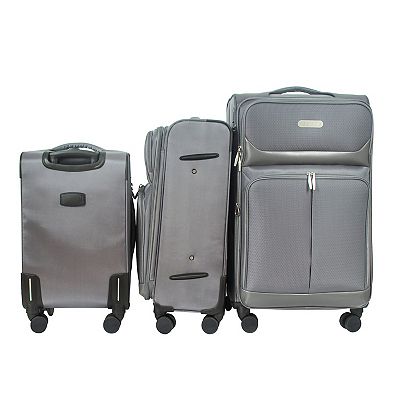 IZOD Ocean Soft Shell 3-pc. Lightweight Expandable Spinner Luggage Set